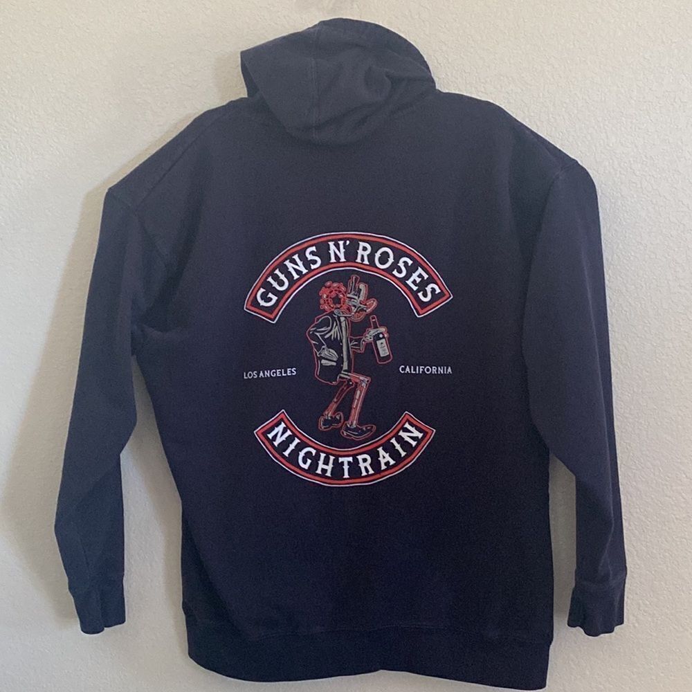 INDEPENDENT Guns and Roses Nightrain Midnight Blue Hoodie Size 2XL